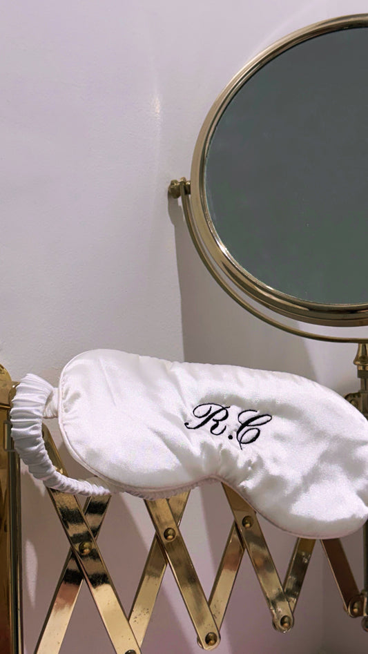 The Monogrammed Sleeping Mask