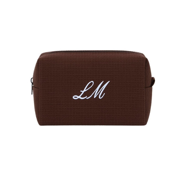 The Waffle Travel Pouch - Brun