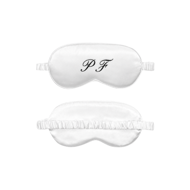 The Monogrammed Sleeping Mask