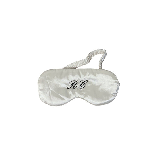 The Monogrammed Sleeping Mask