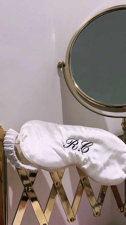 The Monogrammed Sleeping Mask